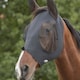 image 3 of Weatherbeeta Deluxe Stretch Horse Fly Mask With Ears - Black - Small Pony