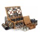 image 1 of Deluxe 4 Person Ravenstor Fitted Wicker Picnic Basket