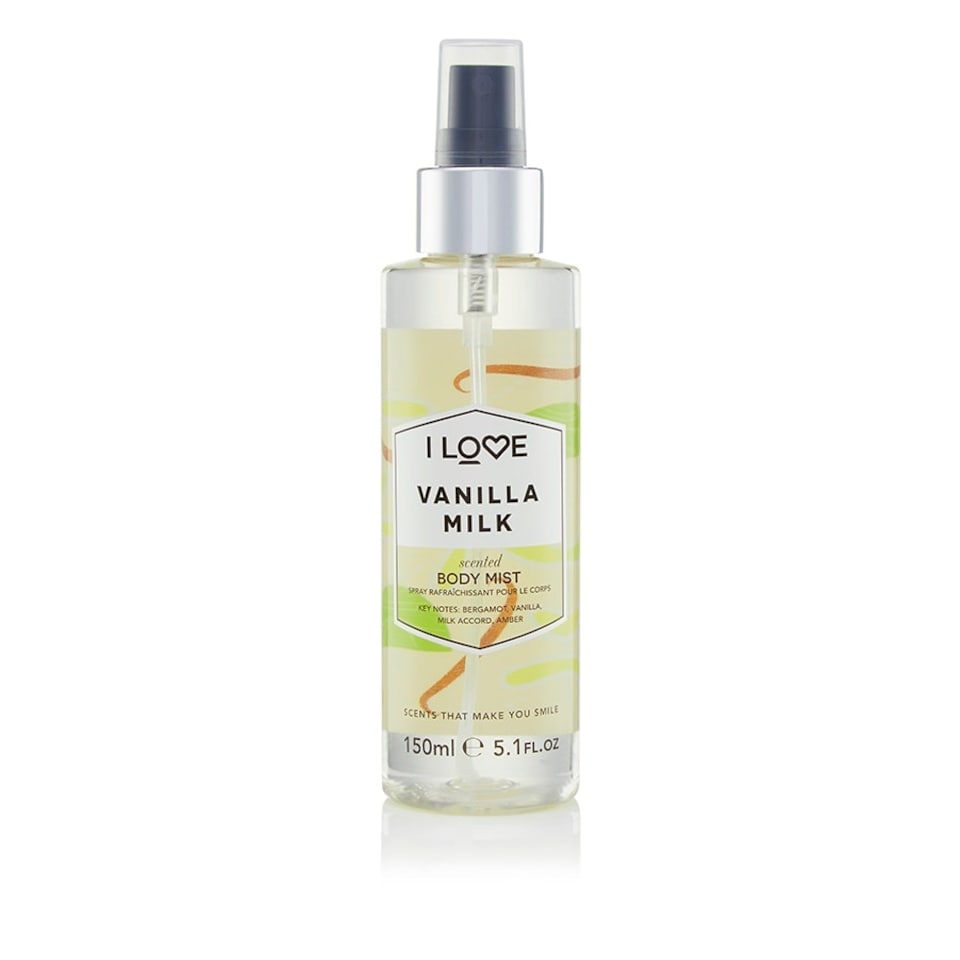 image 1 of I Love Vanilla Milk Scented Body Mist 150ml