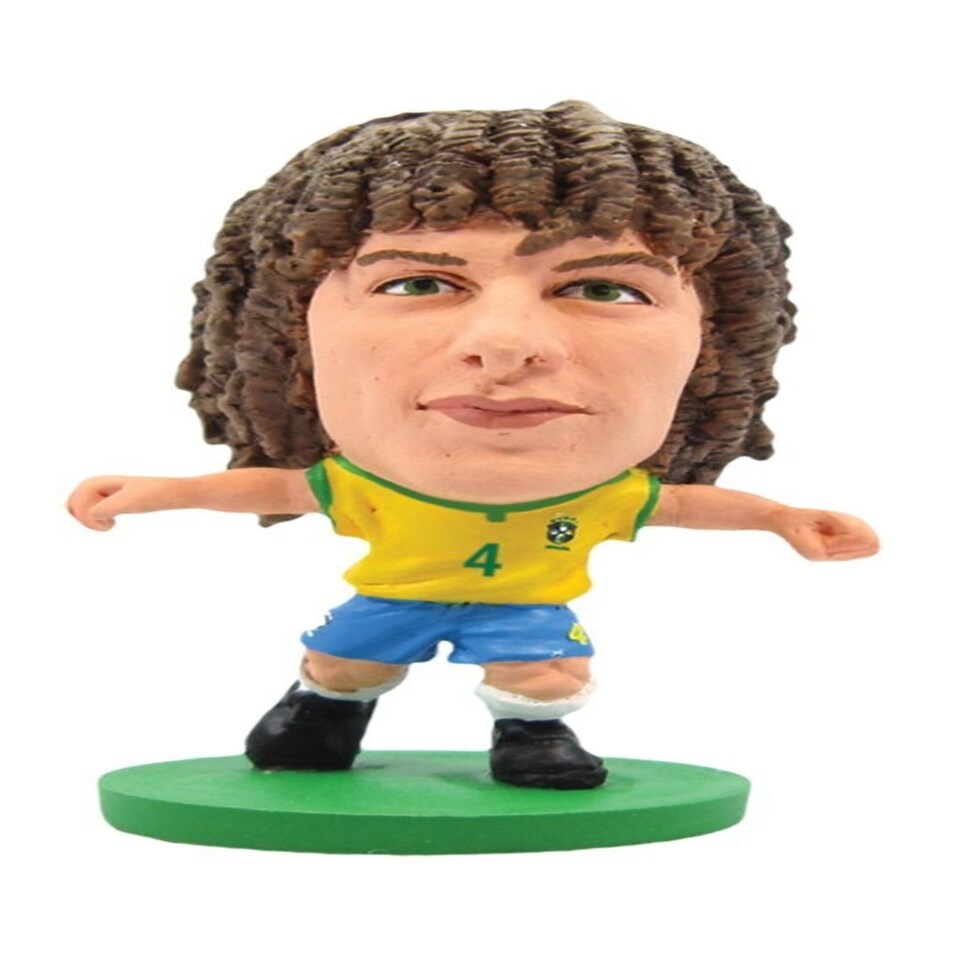 image 1 of Soccerstarz - Brazil David Luiz - Home Kit /Figures - Creative Toys Company - TOYS - 77010