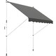 image 1 of Outsunny 3 x 1.5 m Retractable patio  Awning Floor-to-ceiling shade, Grey | Grey | 1
