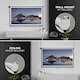 image 5 of 72" Manual Pull Down Projector Screen with Wall Mount