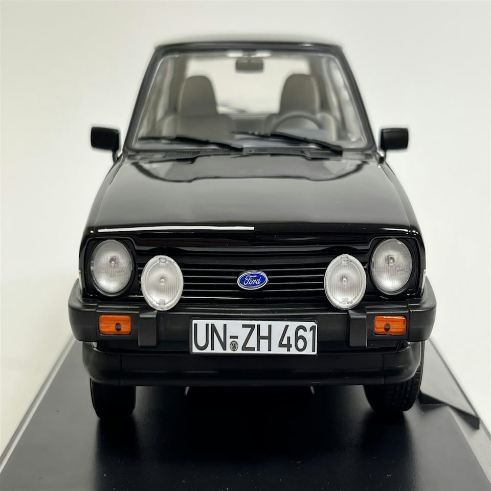 image 1 of 1981 Ford Fiesta XR2 Black 1:18 Scale Norev 182743