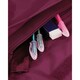 image 3 of Quadra Junior Book Bag With Strap - Burgundy - One Size