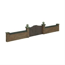 Bachmann Scenecraft Walls & Gates (Pre-Built)