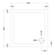 image 7 of Balterley Premium Square Shower Tray | White | White | 1