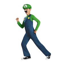Super Mario Boys Luigi Costume Set - Blue/Green - 4-6 Years 4