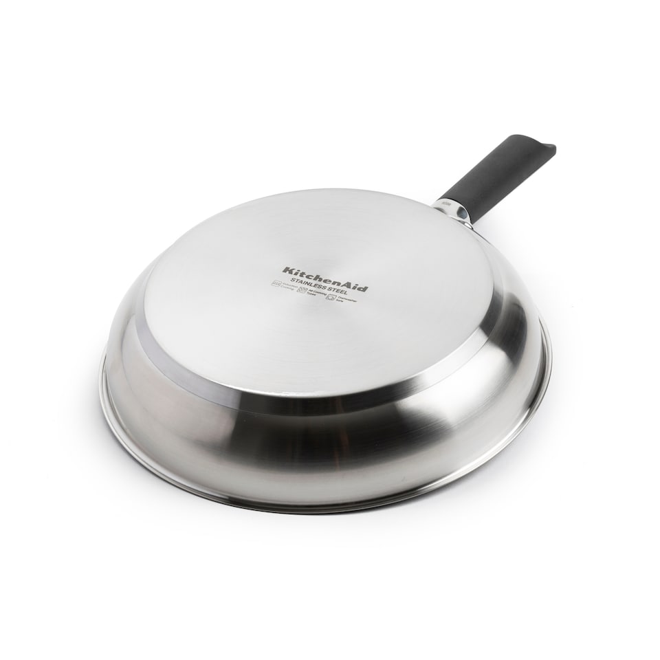 image 1 of KitchenAid Stainless Steel Set, 24 & 28cm Frypans + 14, 16 & 20cm Saucepans