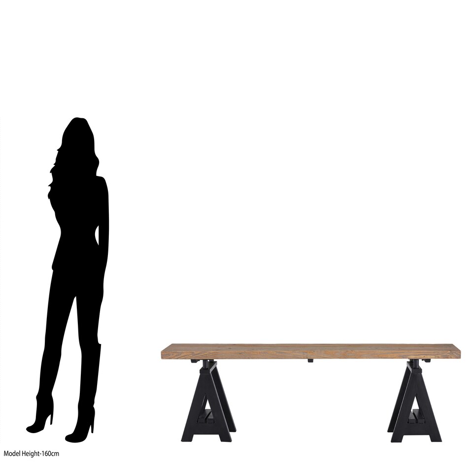 image 1 of Interiors By Premier Sturdy Unique Design Bench, Wooden Constructed Dining Bench For Dining Table, Versatile Design Modern Bench Cream