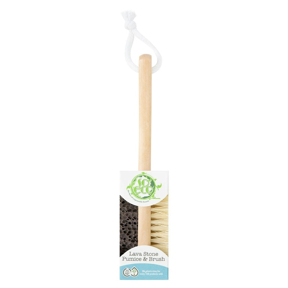 image 1 of So Eco Lava Stone Pumice & Brush