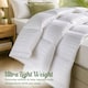 image 3 of Opulent Home Premium 16.5 Tog Winter Duvet - Anti-Allergy Hypoallergenic Hollowfibre Quilt|White|King
