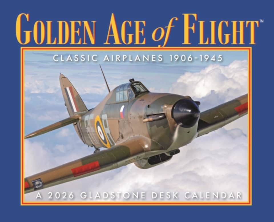 image 1 of Golden Age Of Flight Box Calendar 2026