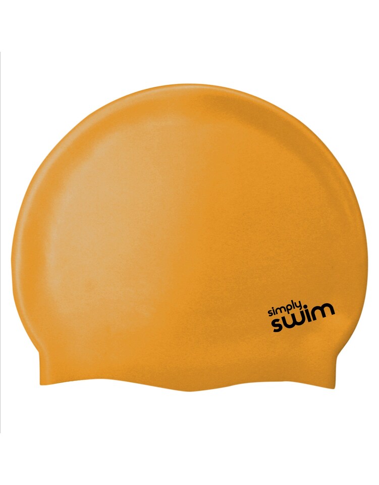 Simply Swim Adult Silicone Swim Cap - Solid Colours