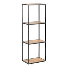 Seaford Black Metal Wall Shelf