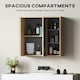 image 3 of HOMCOM Bathroom Cabinet Wall Mounted Mirror Storage with Shelves Natural 