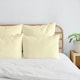 image 4 of 80 x 50 cm Yellow Cooling Pillow Case - 2 Pack