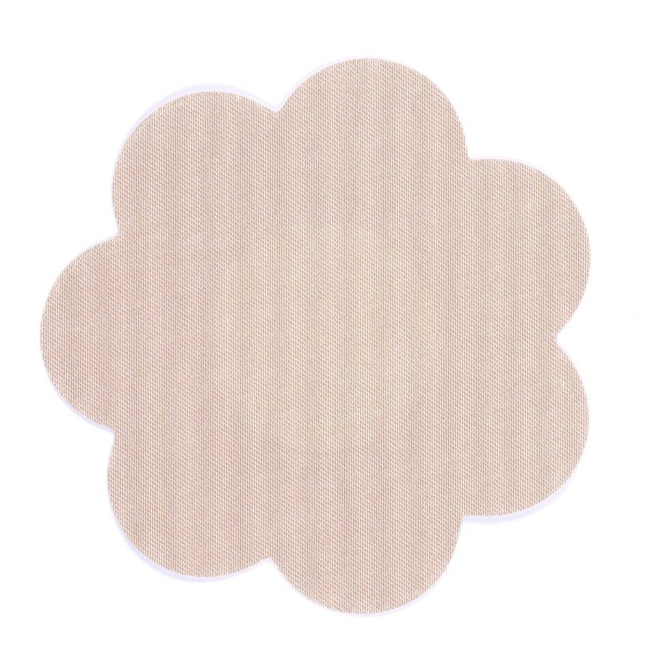 image 1 of Brushworks Nude Satin Nipple Covers - 4 Pairs