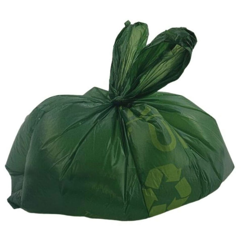 image 1 of HugglePets Pick It Up Lavender Dog Poop Bags with Tie Handle - 8 Rolls (120pk)