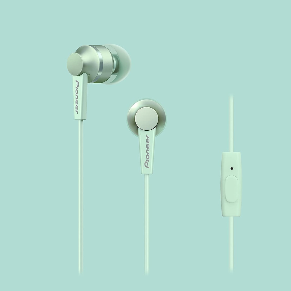 image 1 of Pioneer SE-C3T Wired In Ear Headphones  in Green