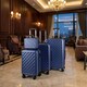 image 2 of Alivio Lightweight 4-Piece ABS Hard-Shell Luggage Suitcase Set (Blue)