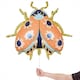image 2 of Floral Ladybird Giant Helium Foil Balloon 87cm / 34 in
