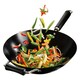 image 3 of Ken Hom Excellence 35cm Non-Stick Carbon Steel Wok