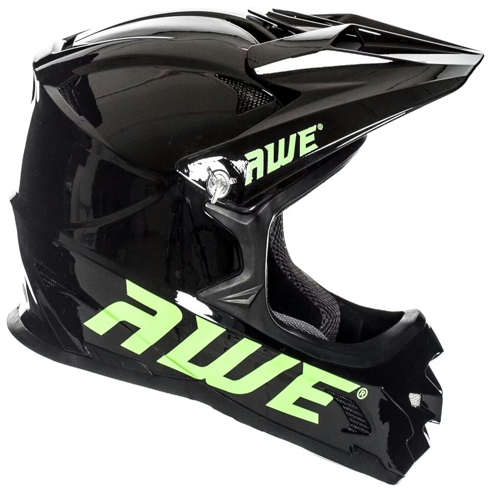 image 1 of AWEBlast BMX/Downhill/Full Face/Enduro Bike Helmet Black Medium 56-58cm Black | M