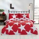 image 2 of All Stars Polycotton Reversible Duvet Set with Pillowcase | Red | Single | 1