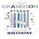 image 1 of Brilliant Grandson Birthday Greeting Card Hand-Finished Champagne Range Cards