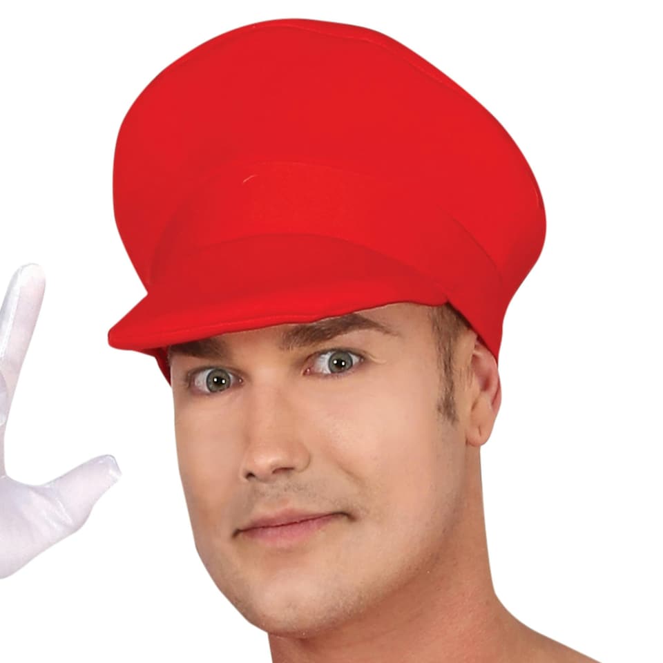 image 1 of Fancy Dress Adult Train Driver Red - M