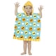image 2 of Home & Living Childrens/Kids Sun Hooded Towel - Blue/Yellow/Orange - 1.5-3 Years Blue
