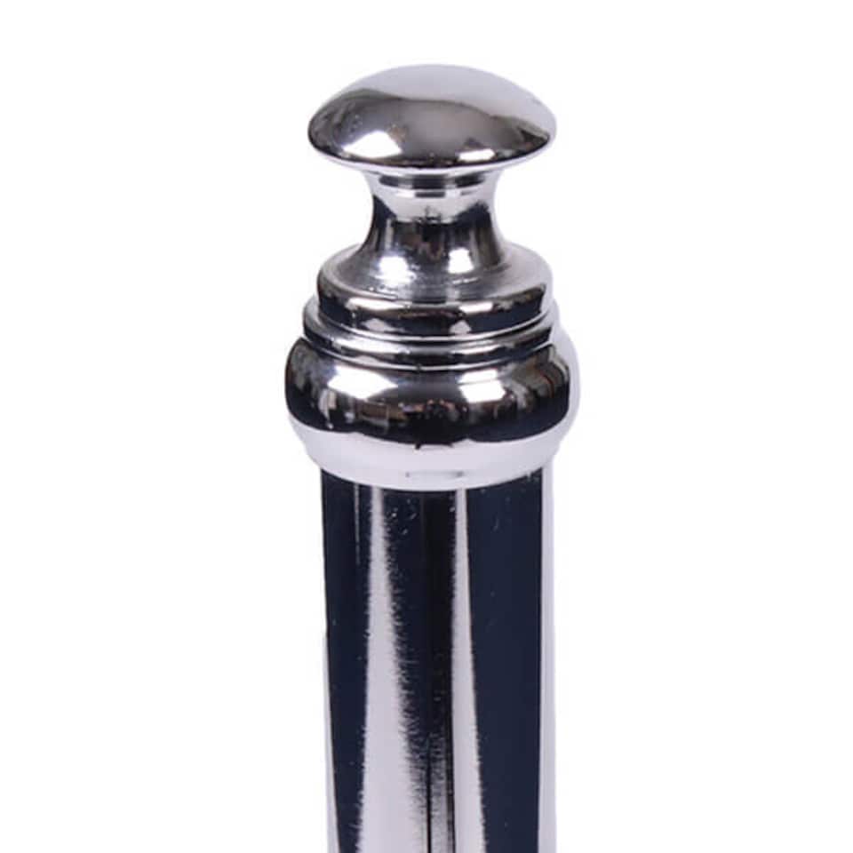image 1 of Showerdrape Opera White Chrome Freestanding Spare Toilet Roll Holder