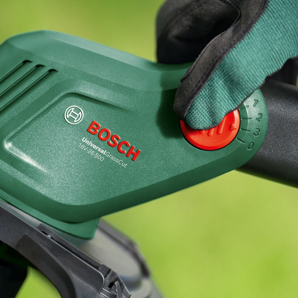 image 1 of Bosch UniversalGrassCut 18V-26-500 Cordless Grass Trimmer