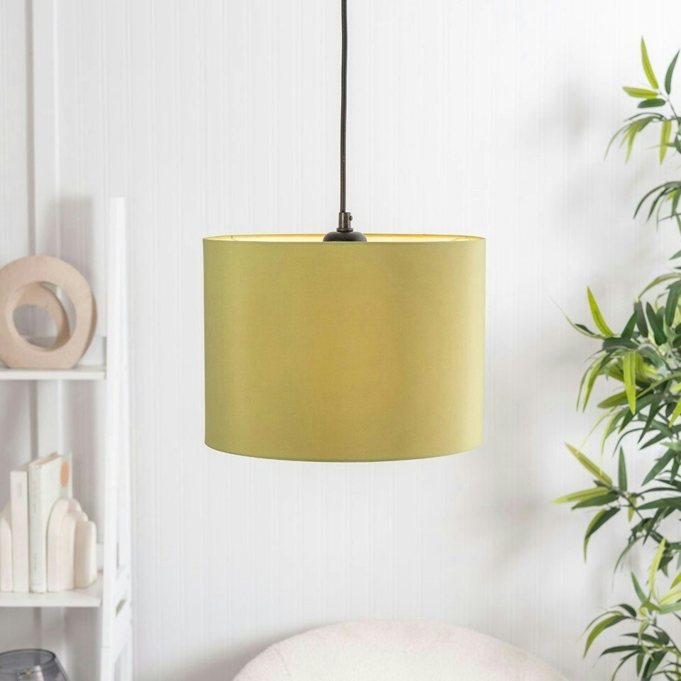 image 1 of ValueLights Torbery Set of 3 Olive Nesting Ceiling Light Shades