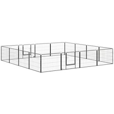 PawHut 16 Panels Heavy Duty Puppy Play Pen for Small 60Hcm