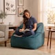image 2 of Natalia Large Beanbag Corduroy Teal | Green | Teal | XL | 1