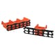 image 5 of Stackable Tool Storage Bins Workshop Garage Modular Organiser & Wall Mounts | Orange | Orange | 8