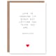 image 1 of Funny Letting You Think Right Anniversary Valentines Him Card