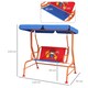 image 7 of Outsunny 2 Seater Kids Swing Chair, Cowboy Themed with Adjustable Canopy