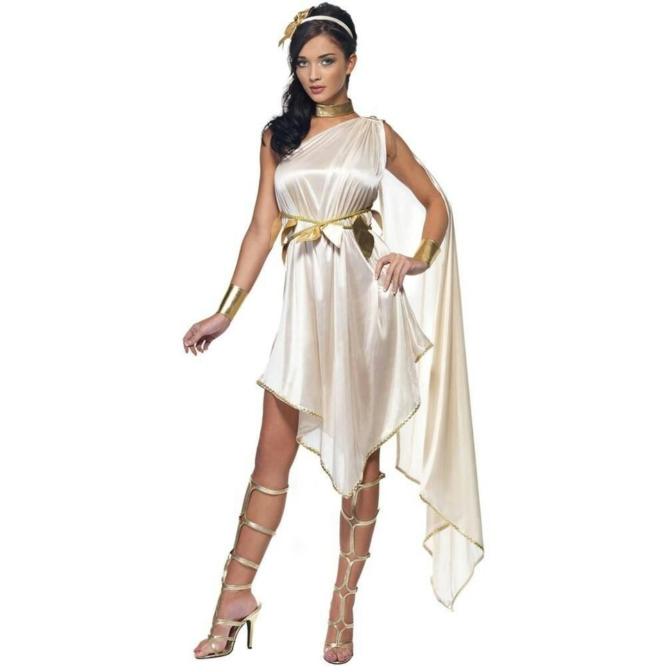 image 1 of Fever Womens/Ladies Goddess Costume Set - White - L | Multi | L