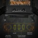 image 4 of HOMCOM Free standing Electric Fireplace Stove W/ LED Fire Flame Effect Black