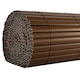 image 9 of Oypla 1m x 3m Brown PVC Outdoor Garden Fencing Privacy Screen Roll Brown