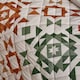 image 2 of Catherine Lansfield Autumn Patchwork Geo Quilted Bedspread | Cream | Natural | One Size
