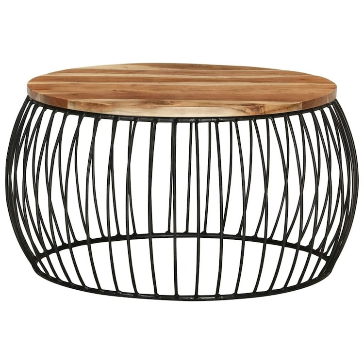Coffee Table âÃ68 Cm Solid Acacia Wood