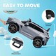 image 5 of AIYAPLAY Aston Martin DBX Licensed 12V Kids Electric Car w/ Remote, Grey