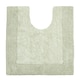 image 2 of Heavyweight Reversible Pedestal Toilet Mat - Sage Green