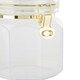 image 4 of Interiors By Premier Elegant Design Gozo Octagonal Storage Jar 1200 ml, Durable Glass Jar With Lid, Sleek Airtight Storage Jar
