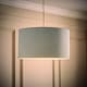 image 3 of ValueLights Reni Duck Egg Blue Fabric Ceiling Lamp Shade (D)45cm | Blue