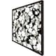 image 3 of Grey, white & black flowers (Picture Frame) Grey | L