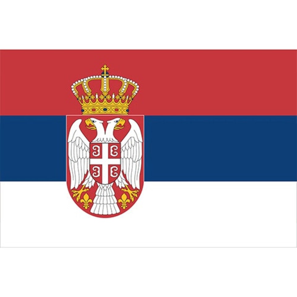 Serbia Flag - 5 x 3 ft